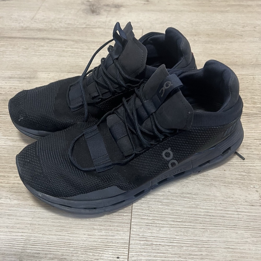 OnCloud CloudNova Running Sneakers 26.99822 Black Eclipse Men's Size 11.5